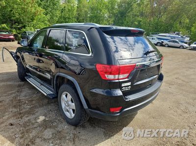 Trzecie zdjęcie samochodu z tyłu: 2012 JEEP GRAND CHEROKEE LAREDO VIN:1C4RJFAG5CC125176 - miniatura