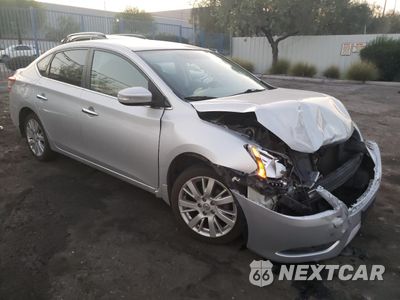 Czwarte zdjęcie samochodu z boku: 2013 NISSAN SENTRA S VIN:3N1AB7AP3DL624986 - miniatura