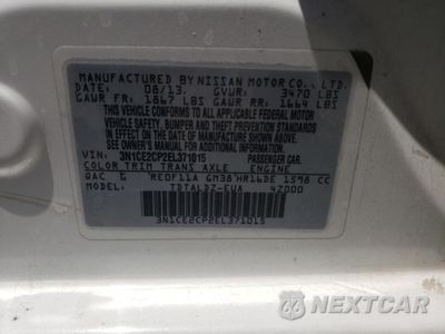 Zdjęcie 12 z 12 samochodu: 2014 NISSAN VERSA NOTE S VIN:3N1CE2CP2EL371015 - miniatura