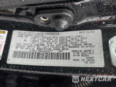 Zdjęcie 13 z 13 samochodu: 2004 TOYOTA 4RUNNER LIMITED VIN:JTEBU17R648020277 - miniatura