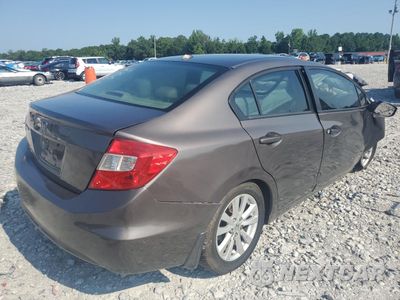 Trzecie zdjęcie samochodu z tyłu: 2012 HONDA CIVIC EXL VIN:2HGFB2F94CH526980 - miniatura