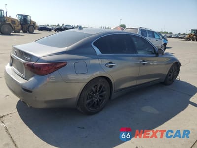 Trzecie zdjęcie samochodu z tyłu: 2014 INFINITI Q50 BASE VIN:JN1BV7AP2EM677469 - miniatura