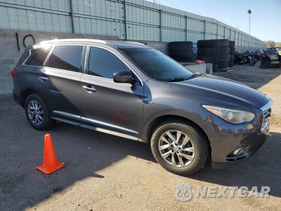 Czwarte zdjęcie samochodu z boku: 2014 INFINITI QX60 VIN:5N1AL0MM4EC545306 - miniatura