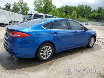 Trzecie zdjęcie samochodu z tyłu: 2017 FORD FUSION S VIN:3FA6P0G73HR108865 - miniatura