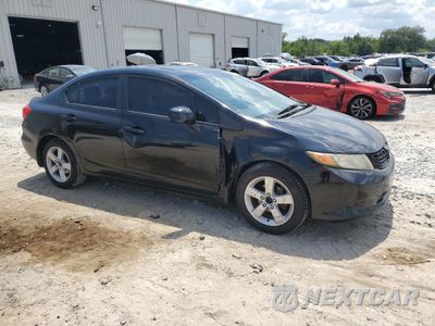 Czwarte zdjęcie samochodu z boku: 2012 HONDA CIVIC EX VIN:19XFB2F83CE038377 - miniatura