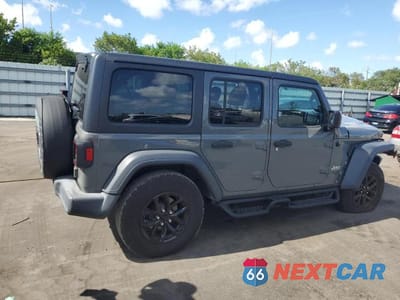 Trzecie zdjęcie samochodu z tyłu: 2020 JEEP WRANGLER UNLIMITED SPORT VIN:1C4HJXDN5LW257347 - miniatura