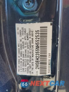 Zdjęcie 12 z 14 samochodu: 1992 HONDA CIVIC DX VIN:2HGEH2355NH552535 - miniatura