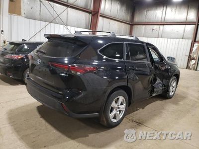 Trzecie zdjęcie samochodu z tyłu: 2024 TOYOTA HIGHLANDER HYBRID LE VIN:5TDBBRCH4RS606078 - miniatura