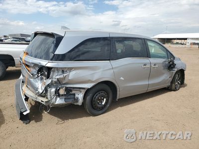 Trzecie zdjęcie samochodu z tyłu: 2019 HONDA ODYSSEY ELITE VIN:5FNRL6H90KB083874 - miniatura