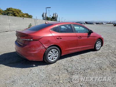 Trzecie zdjęcie samochodu z tyłu: 2017 HYUNDAI ELANTRA SE VIN:KMHD74LF2HU194163 - miniatura