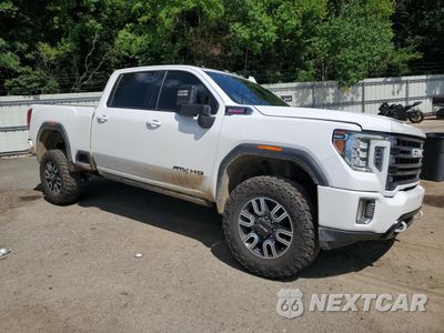 Czwarte zdjęcie samochodu z boku: 2021 GMC SIERRA K2500 AT4 VIN:1GT49PEY4MF305387 - miniatura