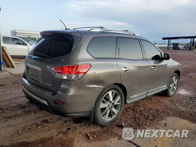 Trzecie zdjęcie samochodu z tyłu: 2014 NISSAN PATHFINDER S VIN:5N1AR2MN8EC706310 - miniatura
