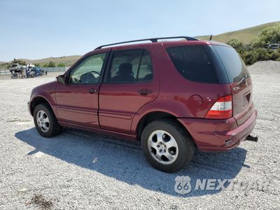 Drugie zdjęcie samochodu z przodu: 2002 MERCEDES-BENZ ML 320 VIN:4JGAB54E42A297266 - miniatura
