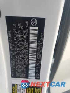 Zdjęcie 12 z 15 samochodu: 2025 LEXUS ES 350 BASE VIN:58ADZ1B10SU195343 - miniatura