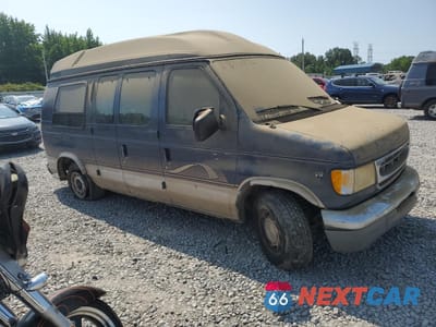 Czwarte zdjęcie samochodu z boku: 1997 FORD ECONOLINE E150 VAN VIN:1FDEE14L0VHB54777 - miniatura