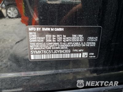 Zdjęcie 13 z 14 samochodu: 2018 BMW X5 M VIN:5YMKT6C51J0Y84369 - miniatura
