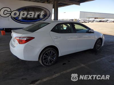 Trzecie zdjęcie samochodu z tyłu: 2016 TOYOTA COROLLA L VIN:2T1BURHE8GC714475 - miniatura