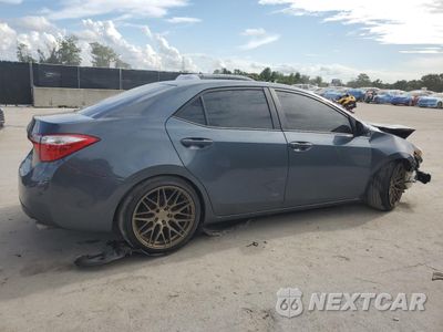 Trzecie zdjęcie samochodu z tyłu: 2014 TOYOTA COROLLA L VIN:2T1BURHE4EC033579 - miniatura
