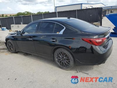 Drugie zdjęcie samochodu z przodu: 2019 INFINITI Q50 LUXE VIN:JN1EV7AP9KM541848 - miniatura