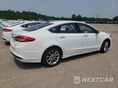 Trzecie zdjęcie samochodu z tyłu: 2017 FORD FUSION SE HYBRID VIN:3FA6P0LU6HR410064 - miniatura