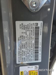 Zdjęcie 12 z 15 samochodu: 2025 HONDA CIVIC SPORT VIN:2HGFE4F86SH324697 - miniatura