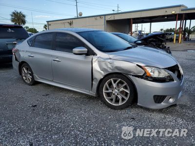 Czwarte zdjęcie samochodu z boku: 2014 NISSAN SENTRA S VIN:3N1AB7APXEY265690 - miniatura