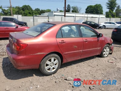 Trzecie zdjęcie samochodu z tyłu: 2003 TOYOTA COROLLA CE VIN:1NXBR32E43Z161596 - miniatura