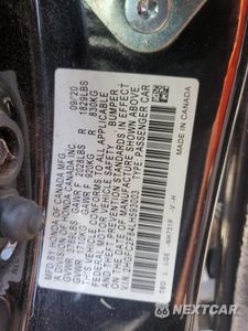 Zdjęcie 12 z 12 samochodu: 2020 HONDA CIVIC SPORT VIN:2HGFC2F84LH593003 - miniatura