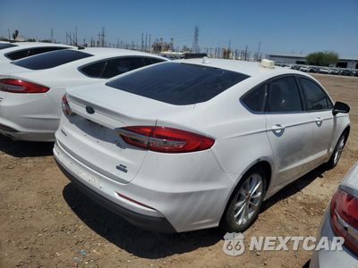 Trzecie zdjęcie samochodu z tyłu: 2020 FORD FUSION SE VIN:3FA6P0LU9LR119079 - miniatura