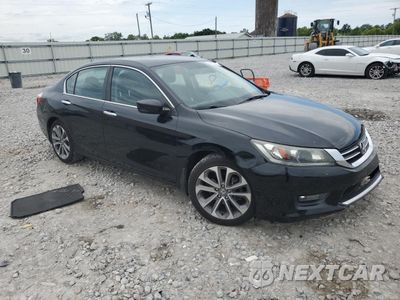 Czwarte zdjęcie samochodu z boku: 2014 HONDA ACCORD SPORT VIN:1HGCR2E53EA279482 - miniatura