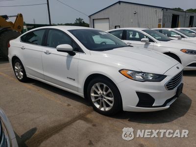 Czwarte zdjęcie samochodu z boku: 2019 FORD FUSION SE VIN:3FA6P0LUXKR124774 - miniatura