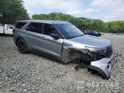 Czwarte zdjęcie samochodu z boku: 2022 FORD EXPLORER ST VIN:1FM5K8GC7NGC28814 - miniatura