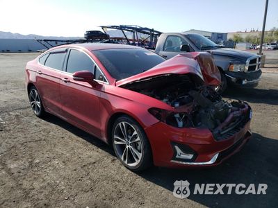 Czwarte zdjęcie samochodu z boku: 2019 FORD FUSION TITANIUM VIN:3FA6P0D91KR184730 - miniatura
