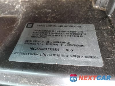 Zdjęcie 13 z 15 samochodu: 2010 CHEVROLET SILVERADO K3500 VIN:1GC7KZB63AF132537 - miniatura