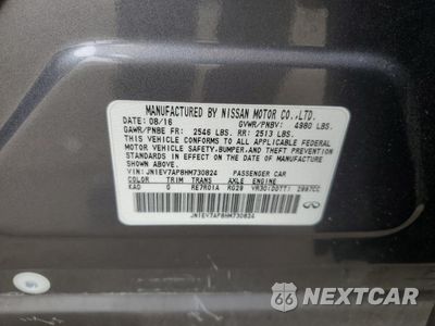 Zdjęcie 12 z 15 samochodu: 2017 INFINITI Q50 PREMIUM VIN:JN1EV7AP8HM730824 - miniatura