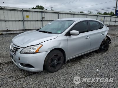 2014 NISSAN SENTRA S 3N1AB7AP3EL673087 - główne zdjęcie licytacji z USA - miniatura