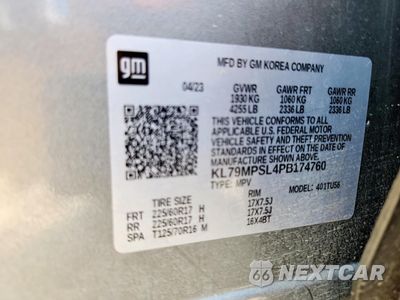 Zdjęcie 13 z 14 samochodu: 2023 CHEVROLET TRAILBLAZER LT VIN:KL79MPSL4PB174760 - miniatura