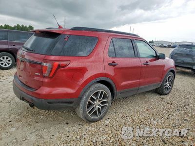 Trzecie zdjęcie samochodu z tyłu: 2018 FORD EXPLORER SPORT VIN:1FM5K8GT8JGA25148 - miniatura
