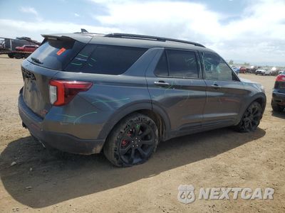 Trzecie zdjęcie samochodu z tyłu: 2020 FORD EXPLORER ST VIN:1FM5K8GC4LGB29476 - miniatura