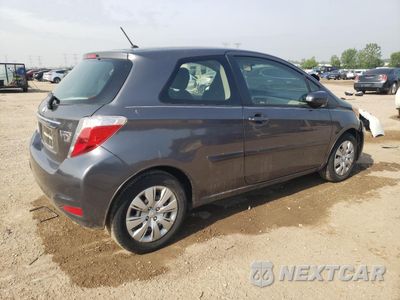 Trzecie zdjęcie samochodu z tyłu: 2014 TOYOTA YARIS VIN:JTDJTUD38ED585711 - miniatura