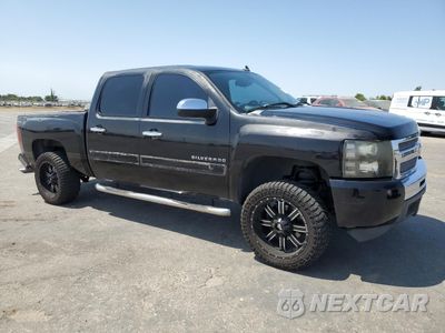 Czwarte zdjęcie samochodu z boku: 2010 CHEVROLET SILVERADO C1500 LT VIN:3GCRCSE01AG127646 - miniatura