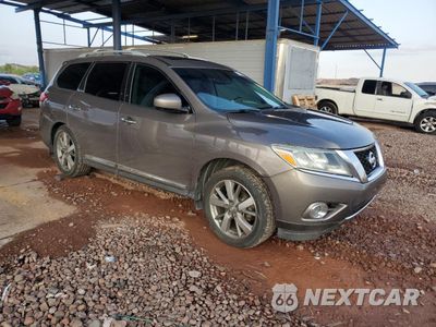 Czwarte zdjęcie samochodu z boku: 2014 NISSAN PATHFINDER S VIN:5N1AR2MN8EC706310 - miniatura