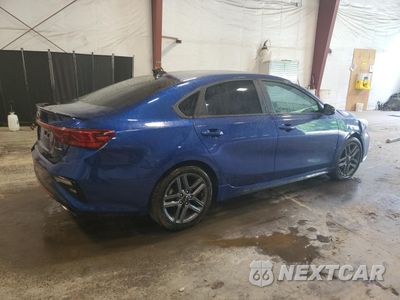Trzecie zdjęcie samochodu z tyłu: 2021 KIA FORTE GT LINE VIN:3KPF34AD0ME423393 - miniatura