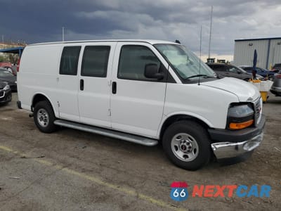 Czwarte zdjęcie samochodu z boku: 2021 GMC SAVANA G2500 VIN:1GTW7AFP2M1246273 - miniatura