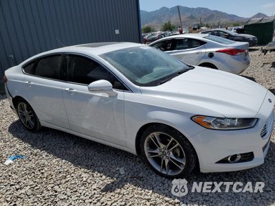 Czwarte zdjęcie samochodu z boku: 2014 FORD FUSION TITANIUM VIN:3FA6P0K97ER267201 - miniatura