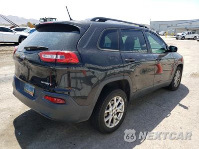 Trzecie zdjęcie samochodu z tyłu: 2015 JEEP CHEROKEE SPORT VIN:1C4PJLAB4FW721327 - miniatura