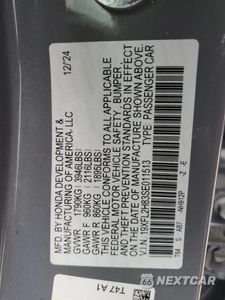 Zdjęcie 12 z 12 samochodu: 2025 HONDA CIVIC SPORT VIN:19XFL2H83SE011513 - miniatura