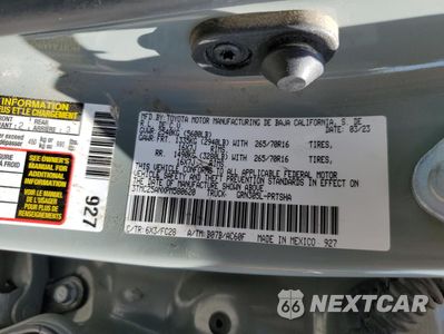 Zdjęcie 13 z 13 samochodu: 2023 TOYOTA TACOMA DOUBLE CAB VIN:3TMCZ5ANXPM580620 - miniatura