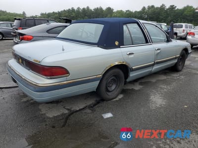 Trzecie zdjęcie samochodu z tyłu: 1992 MERCURY GRAND MARQUIS LS VIN:2MECM75W3NX713196 - miniatura