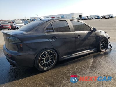 Trzecie zdjęcie samochodu z tyłu: 2011 MITSUBISHI LANCER EVOLUTION GSR VIN:JA32W8FV3BU015255 - miniatura